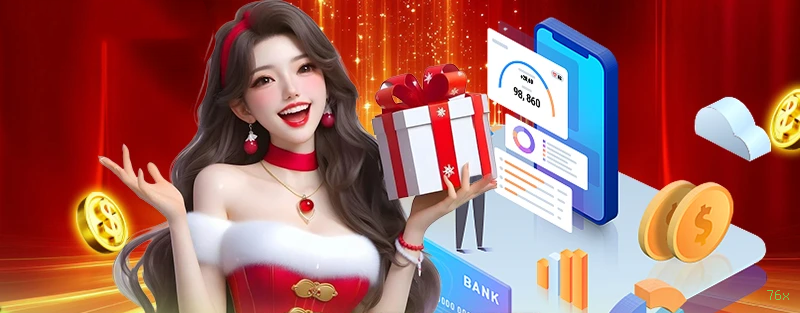 Imagem promocional do cassino online da 76x mostrando jogos ao vivo