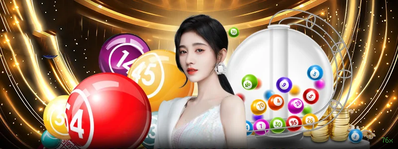 Imagem promocional dos jogos de lottery da 76x